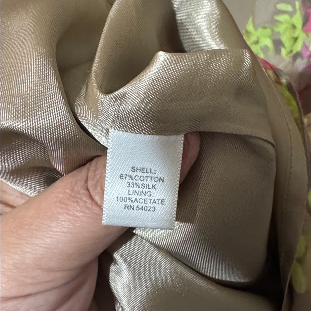 Banana Republic Floral Midi Dress - Pink and Green - Picture 5 of 5